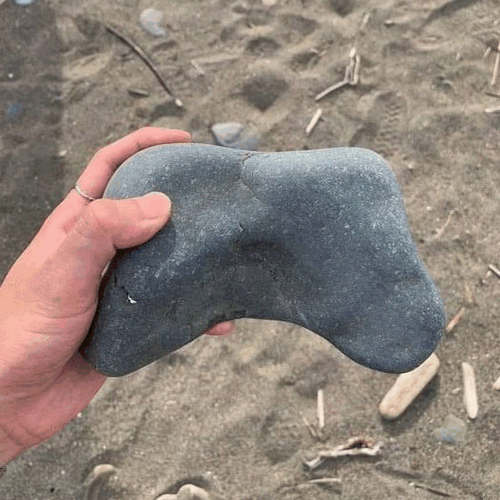Manette de l'âge de pierre
